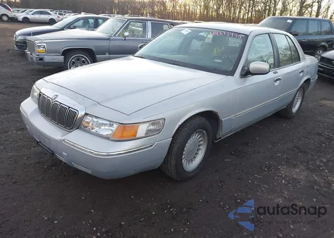 2000 Mercury Grand Marquis Ls из США, поврежденный, VIN 2MEFM75W1YX696531